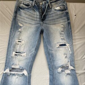 KanCan Light Blue Distressed Women's Jeans